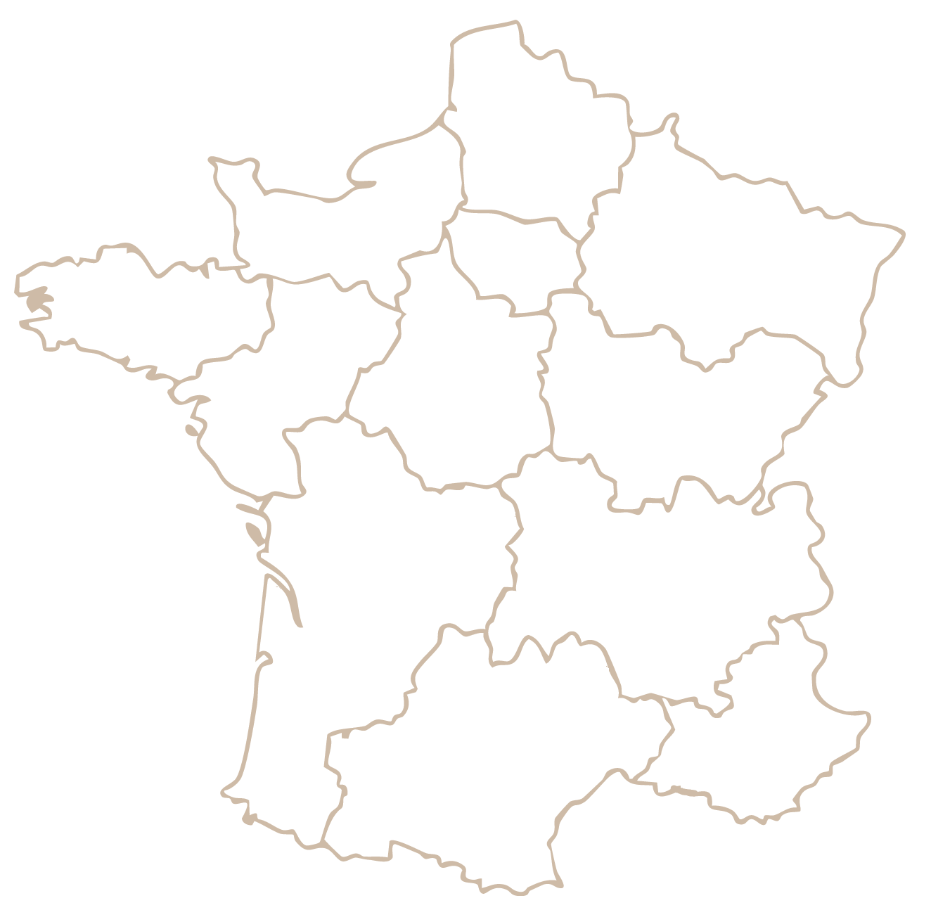 Carte de France des interventions
